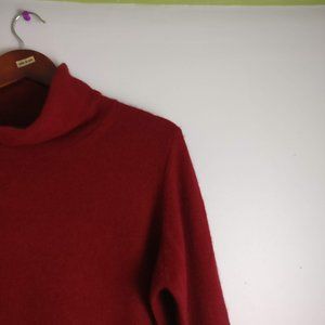 Turtleneck Cashmere Sweater, 2ply Cashmere 100%Cashmere Warm Knit Sweater Jumper